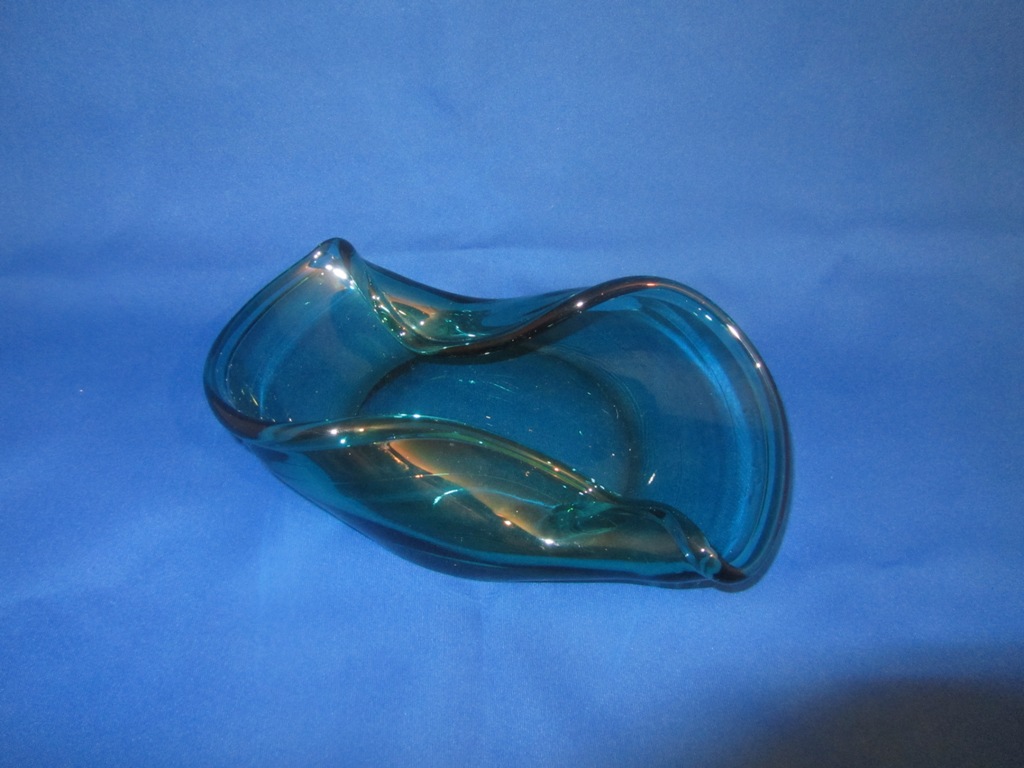 Green Art Glass Bowl